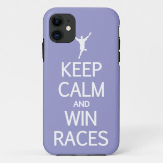 Houd Kalm & win van de de douanekleur van Rassen Case-Mate iPhone Case