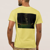 Houd kalme biljart Pool Game Team Speler T-shirt (Achterkant)