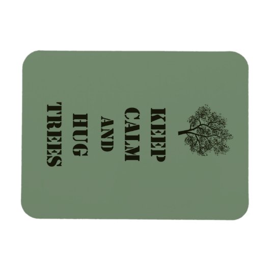 Houd kalme bomen magneet (Horizontaal)