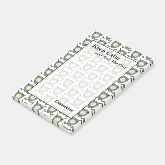 Houd kalme golf thema post-it notities post-it® notes (Schuin)