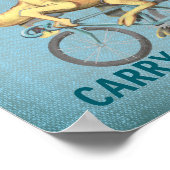 Houd kalme kameel motivatie poster (Hoek)