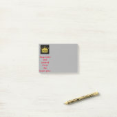 Houd kalme leraren post-it® notes (Op bureau)