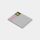 Houd kalme leraren post-it® notes (Schuin)