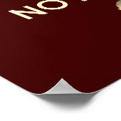 Houd kalme notaris citaat tekst poster (Hoek)