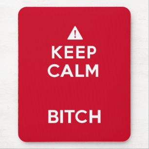 Houd Kalme Parodie Grappige Mousepad Muismat