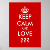 Houd kalme posters (Voorkant)