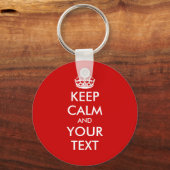 Houd kalme sleutelhangers | SJABLOON (Voorkant)