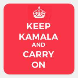 Houd Kamala en Draag op Sticker