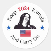 Houd Kamala Sticker (Voorkant)