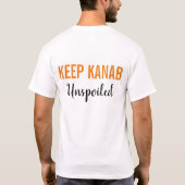 Houd Kanab onbedorven Mannen T-shirt (Achterkant)