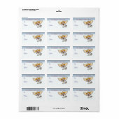 Houd Kerstmis in je hart Etiket (Full Sheet)