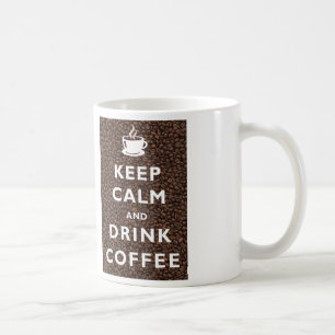 Houd Koffie-Mok kalm en Drink Koffiemok
