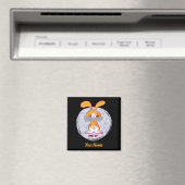 Houd konijn Funny Sarcastic Comic Design dicht Magneet (Insitu (Vaatwasser))