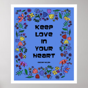 Houd Liefde in je Hart Poster