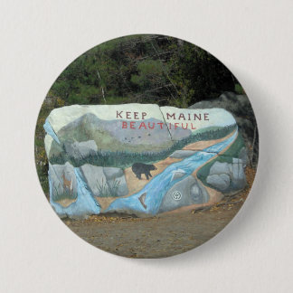 Houd Maine Mooi Speld Ronde Button 7,6 Cm