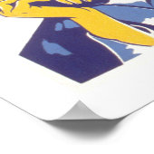 Houd mama - de wereld heeft oormerken WPA Poster (Hoek)