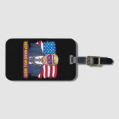 Houd Mardi Gras Grote Grappige Trump Mardi Gras 20 Bagagelabel (Voorkant (horizontaal))