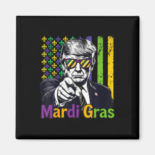 Houd Mardi Gras Grote Grappige Trump Mardi Gras 20 Magneet