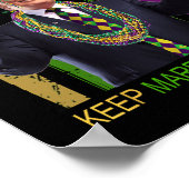 Houd Mardi Gras Grote Grappige Trump Mardi Gras 20 Poster (Hoek)