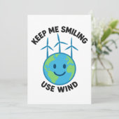 Houd me aan het lachen: gebruik windenergie kaart (Staand voorkant)