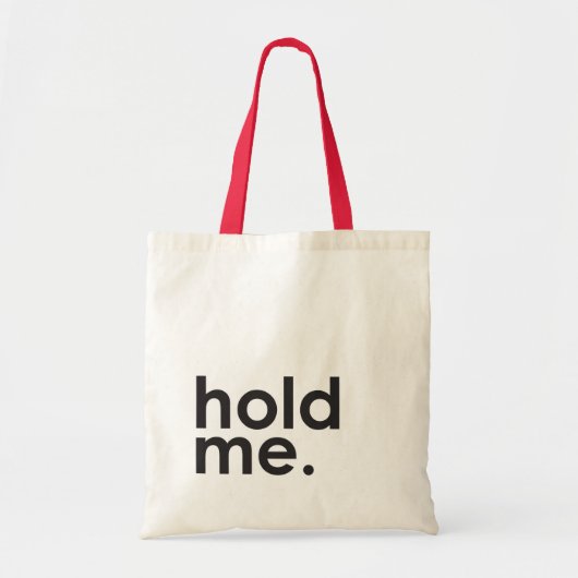 Houd me Cute Canvas tas vast (Voorkant)