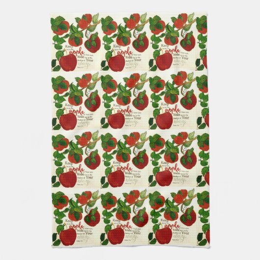 Houd me de appel van je ogen keukenhanddoeken (Verticaal)