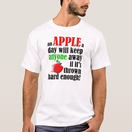 Houd Mensen Weg Grappige T-shirt (Voorkant)