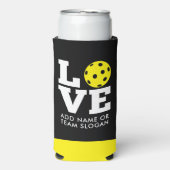 HOUD met pekelbal voor de O-pickleball Seltzer Blikjeskoeler (Seltzer Voorkant)