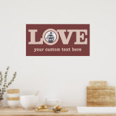 HOUD MET UW PHOTO-poster Poster (Keuken)