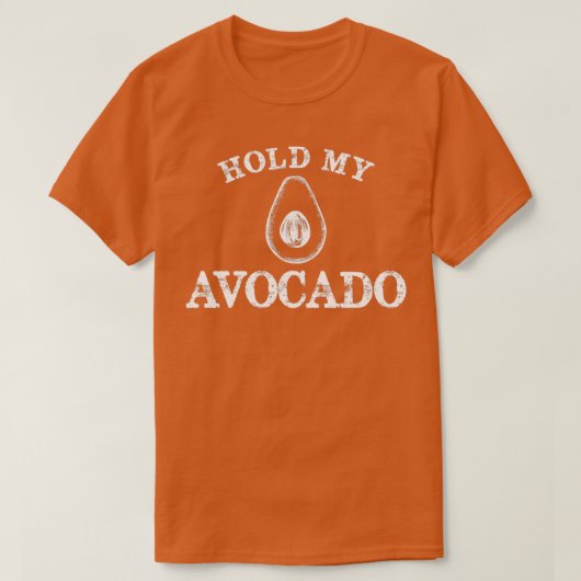 Houd mijn avocado vast t-shirt (Design voorkant)
