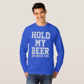 HOUD MIJN BIER EN ZEG DIT. T-SHIRT (Voorkant volledig)