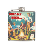 Houd mijn biercamping vast heupfles (Voorkant)