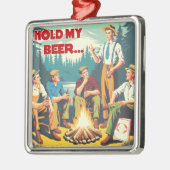 Houd mijn biercamping vast metalen ornament (Links)
