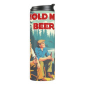 Houd mijn biercamping vast thermosbeker (Gedraaid links)