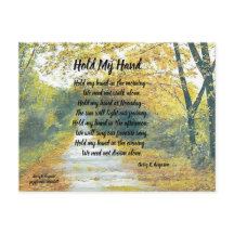 HOUD MIJN HAND BRIEFKAART