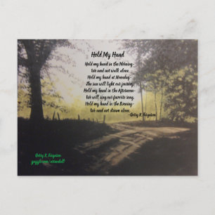 HOUD MIJN HAND BRIEFKAART