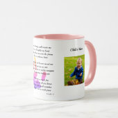 Houd mijn hand mama gedicht van peuter tot moeder  mok (Voorkant rechts)