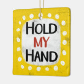 Houd mijn hand Ornament (Links)