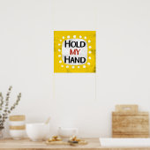 Houd mijn hand Poster Wall Art (Keuken)