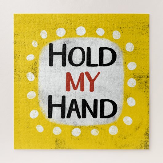 Houd mijn hand puzzel (Verticaal)
