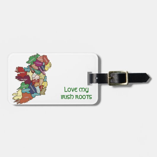 HOUD MIJN IERSE ROOTS BAGAGELABEL (Voorkant horizontaal)