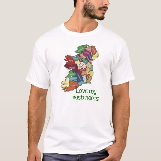 HOUD MIJN IERSE ROOTS T-SHIRT (Voorkant)
