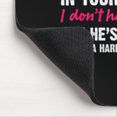 Houd mijn man in uw gebeden Grappige gezegde citaa Muismat (Hoek)