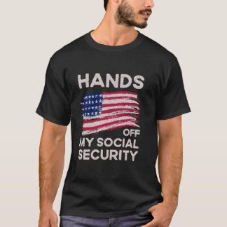 Houd mijn sociale zekerheid niet tegen Protest Wee T-shirt