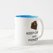 HOUD MOK KALM EN PIONEER Two-Tone COFFEE (Voorkant rechts)