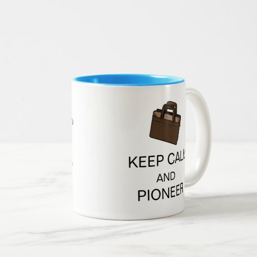 HOUD MOK KALM EN PIONEER Two-Tone COFFEE (Voorkant rechts)