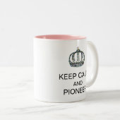 HOUD MOK KALM EN PIONEER Two-Tone COFFEE (Voorkant rechts)