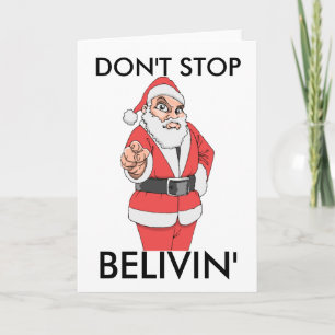 HOUD NIET, BELIVIN OP FEESTDAGEN KAART