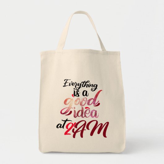 Houd of creëer je eigen - Canvas tas (Voorkant)