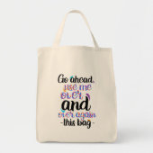Houd of creëer je eigen - Canvas tas (Voorkant)